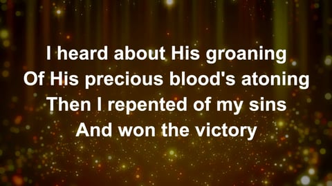Victory In Jesus (Piano)