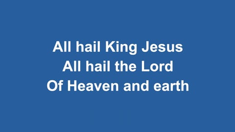 All Hail King Jesus (Piano)