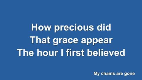 Amazing Grace (My Chains Are Gone) (Piano)