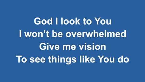 God I Look To You (Piano)