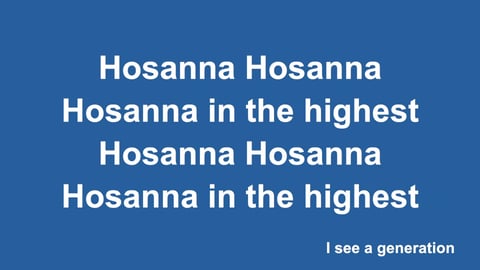 Hosanna (Piano)