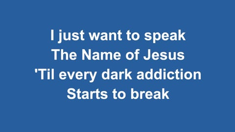 I Speak Jesus (Piano)