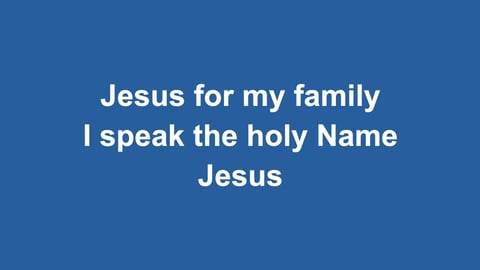 I Speak Jesus (Piano)