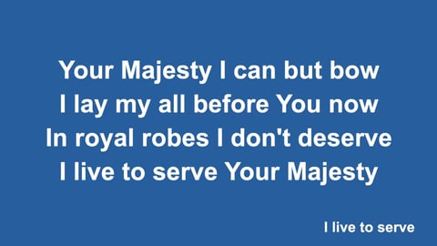King Of Kings Majesty (Piano)