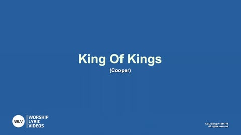 King Of Kings Majesty (Piano)