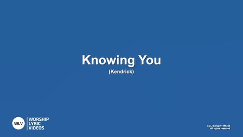 Knowing You (Piano)