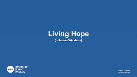 Living Hope (Piano)