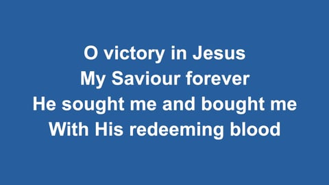 Victory In Jesus (Piano)