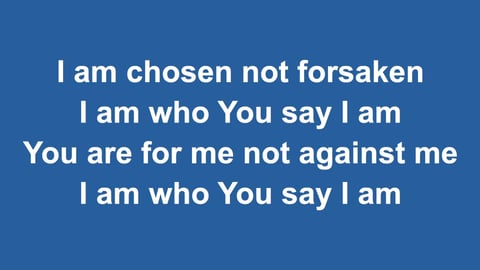 Who You Say I Am (Piano)