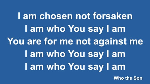 Who You Say I Am (Piano)