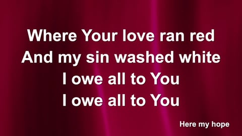 At The Cross (Love Ran Red) (Acoustic)