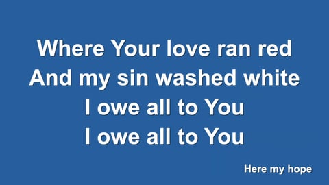 At The Cross (Love Ran Red) (Acoustic)