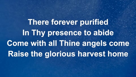 Come Ye Thankful People Come