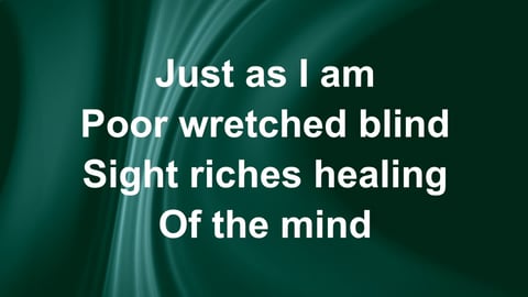 Just As I Am
