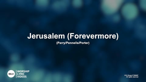 Jerusalem (Forevermore)
