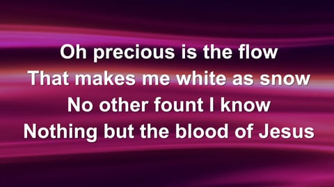 Nothing But The Blood