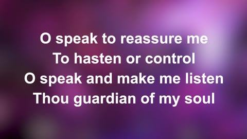 O Jesus I Have Promised