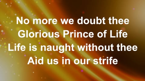Thine Be The Glory