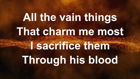When I Survey The Wondrous Cross (Rockingham)