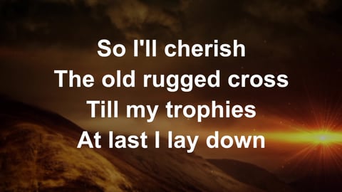 The Old Rugged Cross
