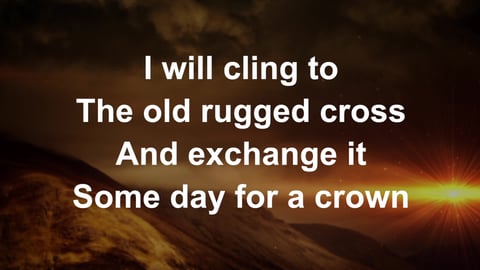 The Old Rugged Cross
