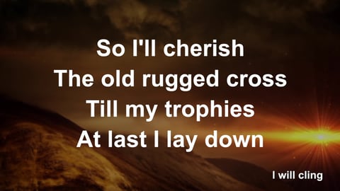 The Old Rugged Cross