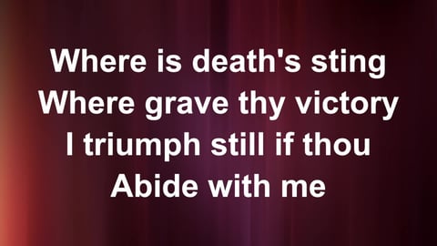 Abide With Me