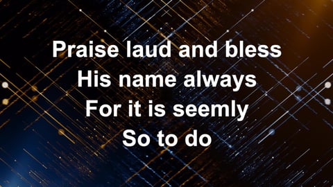 All People That On Earth Do Dwell