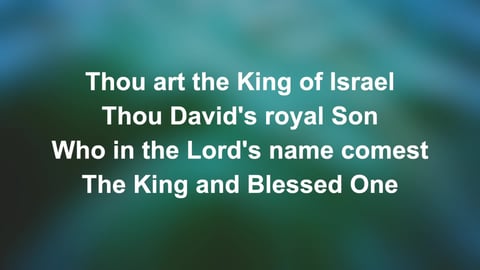 All Glory Laud And Honour