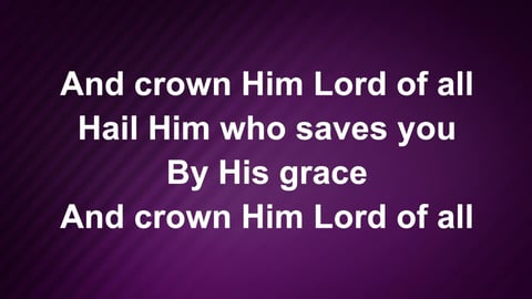 All Hail The Power Of Jesus Name