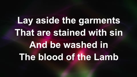 Are You Washed In The Blood