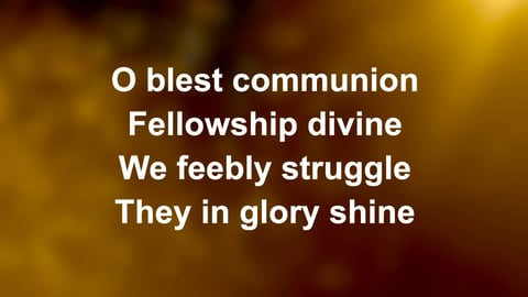 For All The Saints