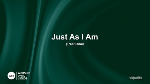 Just As I Am