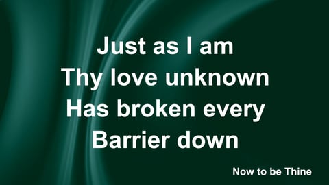 Just As I Am