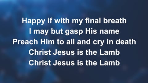 Jesus The Name High Over All