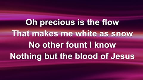 Nothing But The Blood