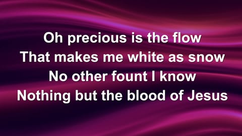 Nothing But The Blood