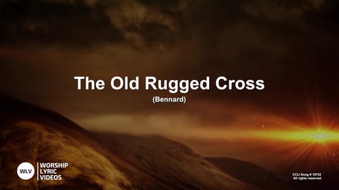 The Old Rugged Cross