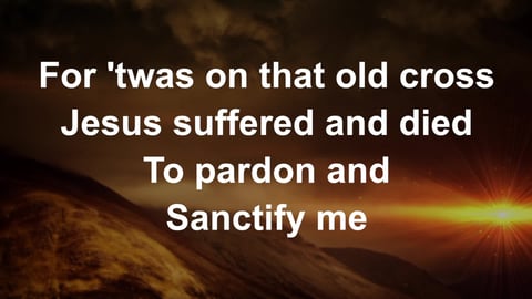 The Old Rugged Cross