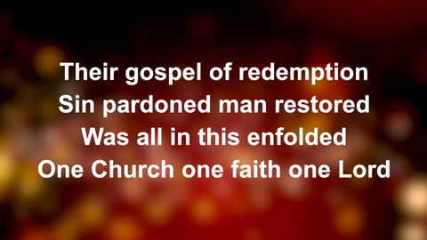 Thy Hand O God Has Guided