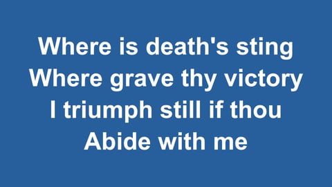 Abide With Me