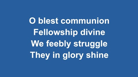 For All The Saints