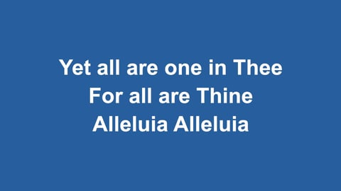 For All The Saints