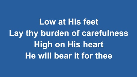 O Worship The Lord In The Beauty Of Holiness