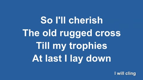 The Old Rugged Cross