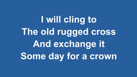 The Old Rugged Cross