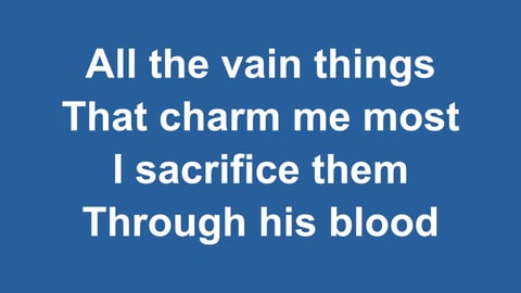 When I Survey The Wondrous Cross (Rockingham)