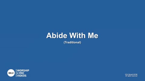 Abide With Me