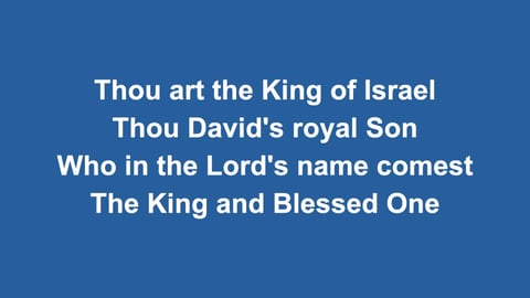 All Glory Laud And Honour