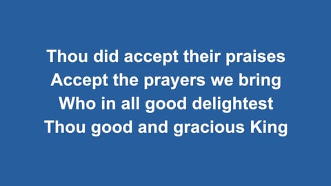 All Glory Laud And Honour